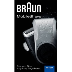 BRAUN M-90 Dark Blue/Silver Shaver - Precision Grooming for a Perfect Finish!